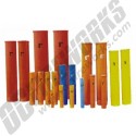 Ugly Tubes 1.75" Fiberglass Baseless Mortars Misc Colors 16ct